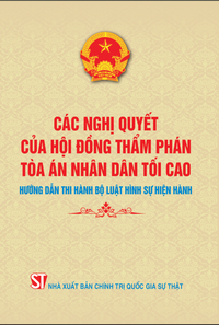 Các nghị quyết của Hội đồng Thẩm phán Tòa án nhân dân tối cao hướng dẫn thi hành Bộ luật Hình sự hiện hành