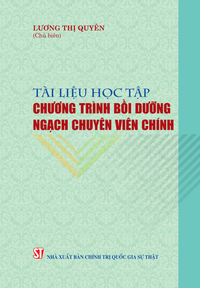 Tài liệu học tập chương trình bồi dưỡng ngạch chuyên viên chính