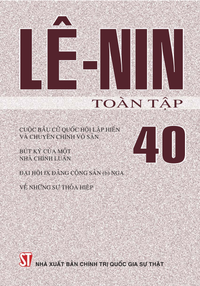 V. l. Lê-nin toàn tập - Tập 40