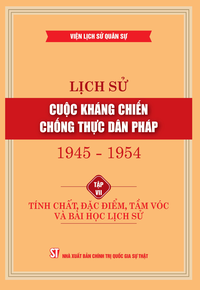 Lịch sử cuộc kháng chiến chống thực dân Pháp 1945 - 1954, Tập VII: Tính chất, đặc điểm, tầm vóc và bài học lịch sử